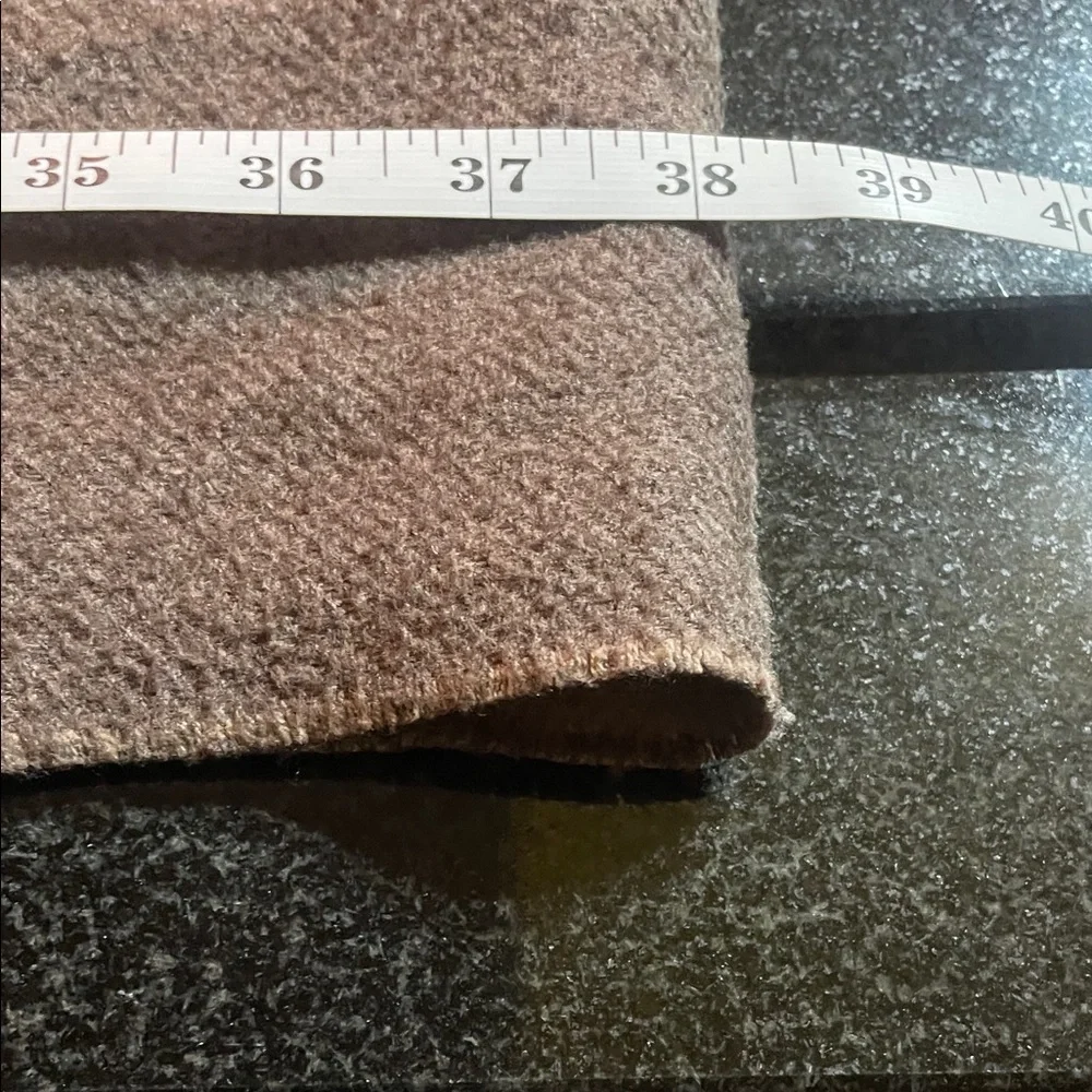 Zara Dark Brown Wool Scarf